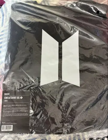 BTS BASIC SWEATSHIRT 05 BLACK XL 사이즈