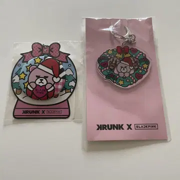 BLACKPINK 키링 캔뱃지 2개 세트