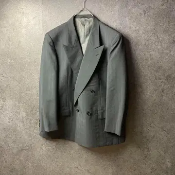 vintage 테일러드 자켓 니나리치 더블 구제 모헤어 혼방