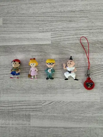 MOTHER2 피규어 스트랩 네스 폴라 제프 푸 마더2