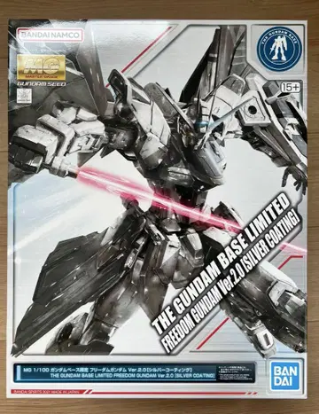 MG 1/100 프리덤 건담 Ver.2.0 실버 코팅