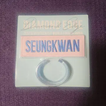 seventeen 승관 와펜 DIAMOND EDGE