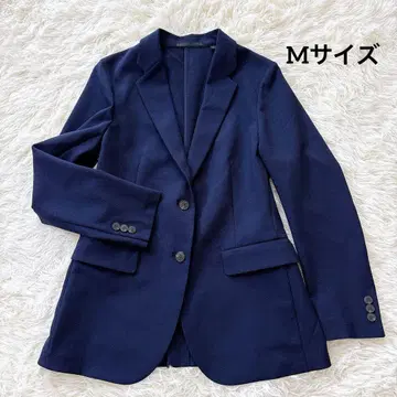 유니클로 감동 자켓 M 사이즈 네이비 릴랙스핏