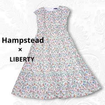 Hampstead 리버티 꽃무늬 원피스 프렌치 슬리브