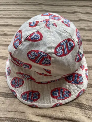 STP 로고 버킷 햇 코튼 USA 빈티지