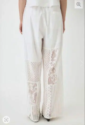 moussy MULTI LACE COMBI 팬츠 화이트