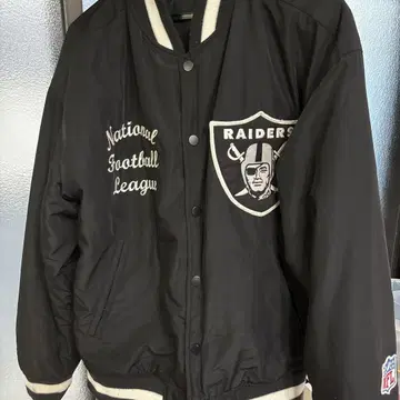 GU NFL 레이더스 바시티 자켓 M