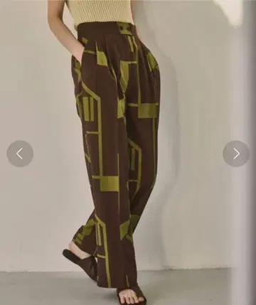 TODAYFUL Geometric Tuck Trousers