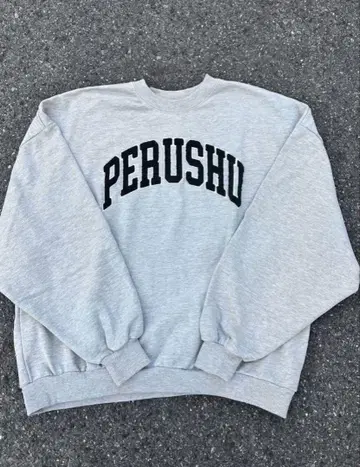 perushu 페르슈 맨투맨 그레이