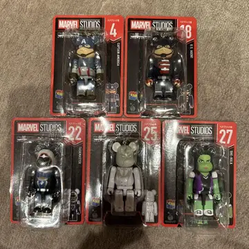 MARVEL STUDIOS 큐브릭 피규어 5체 세트