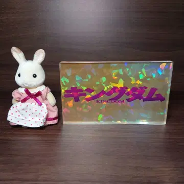 킹덤 로고 아크릴 스탠드 아크릴 블록