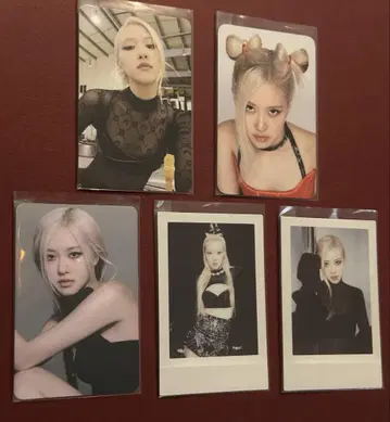 BLACKPINK 로제 트레이딩 카드 폴라로이드