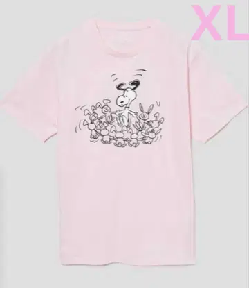 새상품 완판템 그라니프 x 스누피 리틀 프렌즈 T셔츠 XL