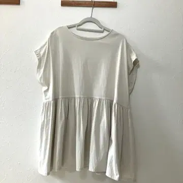 카구레 허리 개더 프렌치 풀오버 ivory