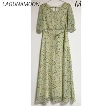 0500 LAGUNAMOON 러그나문 꽃무늬 맥시 원피스