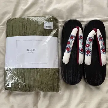 일본 나막신 오비 2세트