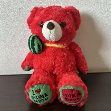 베어 bear 구마모토 수박 봉제 인형 지역 한정판 곰