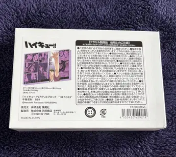 하이큐 벌스데이 아크릴 블록 HEROES 우시지마 와카토시 BB3