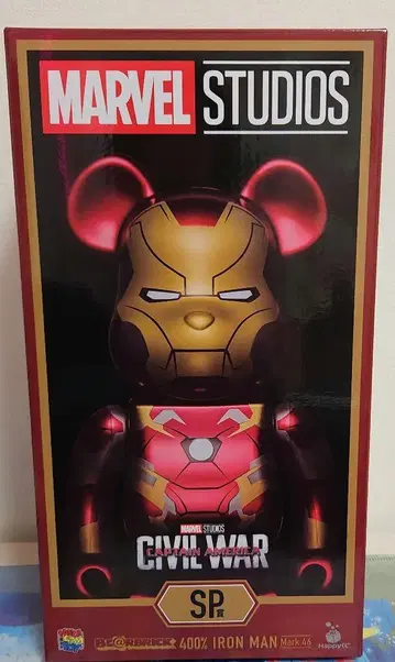 SP상 BE@RBRICK 400% 아이언맨 Happy 복권