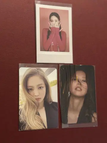 BLACKPINK 제니 트레이딩 카드 폴라로이드