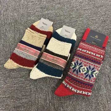 즉시 결제 TABIO 타비오 남성용 삭스 양말 25-27cm 3족 세트