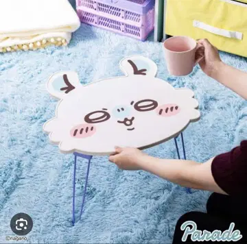 치이카와 (먼작귀) 얼굴 접이식 미니 테이블 모몽가