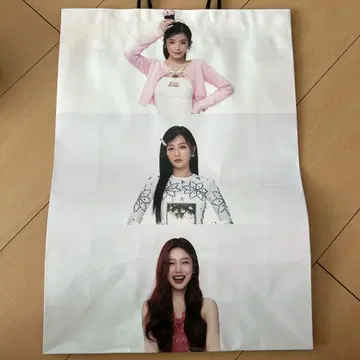 텐진 지하가 SMTOWN 콜라보 쇼핑백 레드벨벳 RedVelvet