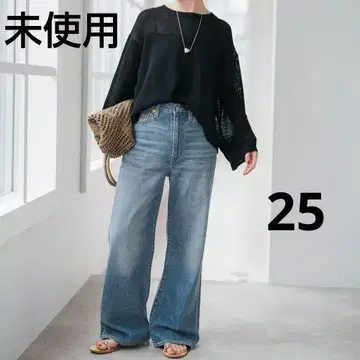 미사용 25 S*S 별주 SMU RIBCAGE WIDE LEG 리바이스