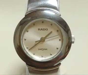 [ 작동품 ] RADO DIASTAR 여성용 손목시계 쿼츠 실버 색상