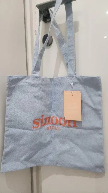 [미사용 새상품] sinoon 시누운 에코백 스카이블루