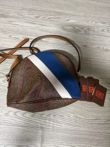 에트로 스트라이프 디자인 숄더백