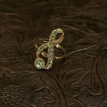 빈티지 골드 지르코니아 레트로 앤티크 반지 7호