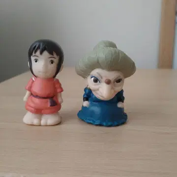 [ 레어/단종품 ] 센과 치히로의 행방불명 치히로와 유바바 손가락 인형