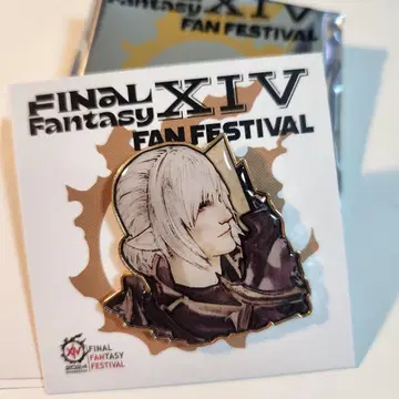 FF14 핀 배지 에스티니안 한정 해외 팬페스티벌