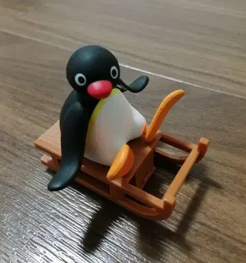 핑구 눈썰매 타기 풀백카 pingu 스윙 핑구