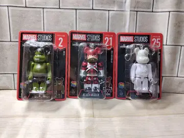 MARVEL STUDIOS Happy 복권 베어브릭상 3종 세트