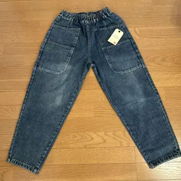 새상품 택 포함 다크 블루 데님 팬츠 L 사이즈