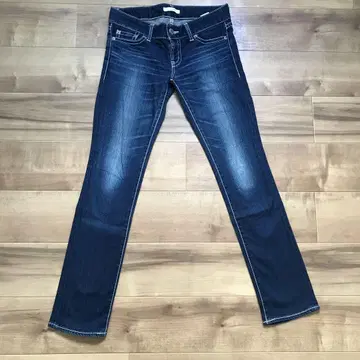 MOUSSY 나일론 핏 스키니 데님 다크 네이비 28인치