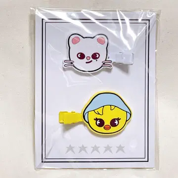 straykids SKZOO 헤어 클립 지니레트 & 포가리 스키즈
