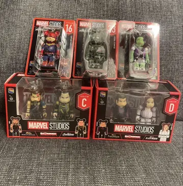 MARVEL STUDIOS 큐브릭 베어브릭 Happy 복권