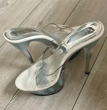 클리어 하이힐 뮬 APF