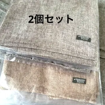 캐시미어 머플러 그레이, 베이지 2색 네팔제 새상품