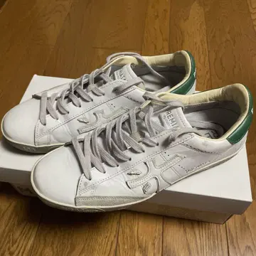 PREMIATA STEVEN 화이트/그린 스니커즈 [ 새상품급 ]