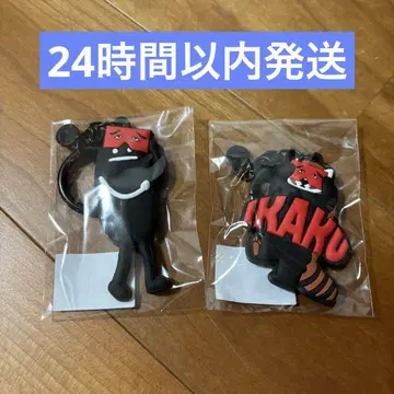 이카쿠 & 섀도우 니와카센페이 콜라보 키링 후쿠오카 텐진 한정판