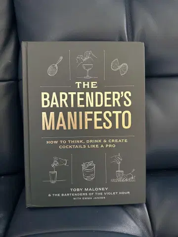 새상품 THE BARTENDER'S MANIFESTO 도서