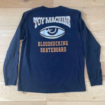 TOY MACHINE 토이머신 긴팔 티셔츠 블랙 소매 프린트 로고