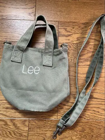 Lee 코튼 가방 카키