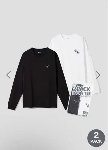 그라니프 마츠모토 타이요 철근 콘크리트 2팩 아이콘 긴팔 티셔츠