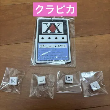 HUNTER x HUNTER 크라피카 헌터 라이선스 네임 키링
