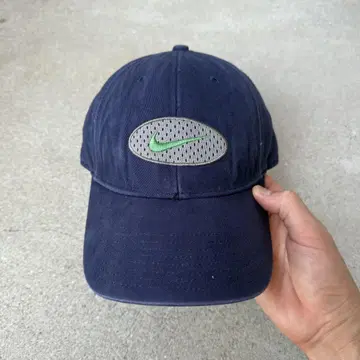 Y2K NIKE 메쉬 오벌 로고 스우시 캡 모자